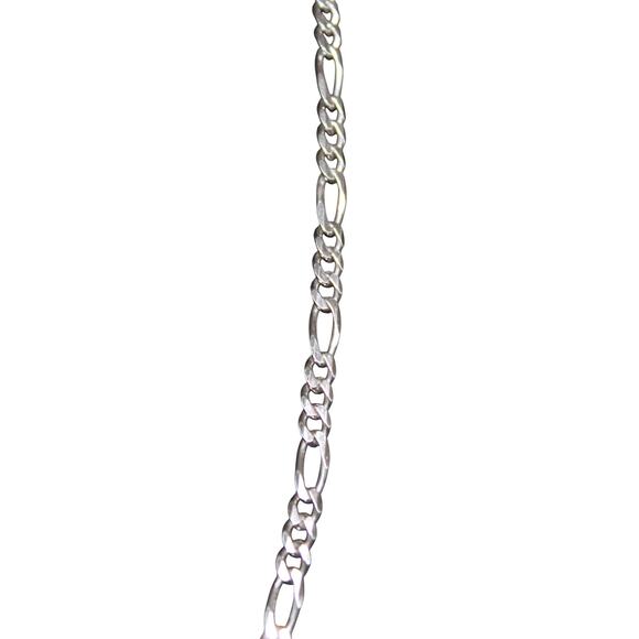 925 Sterling Silver Chain Necklace Made in Italy - Picture 5 of 8